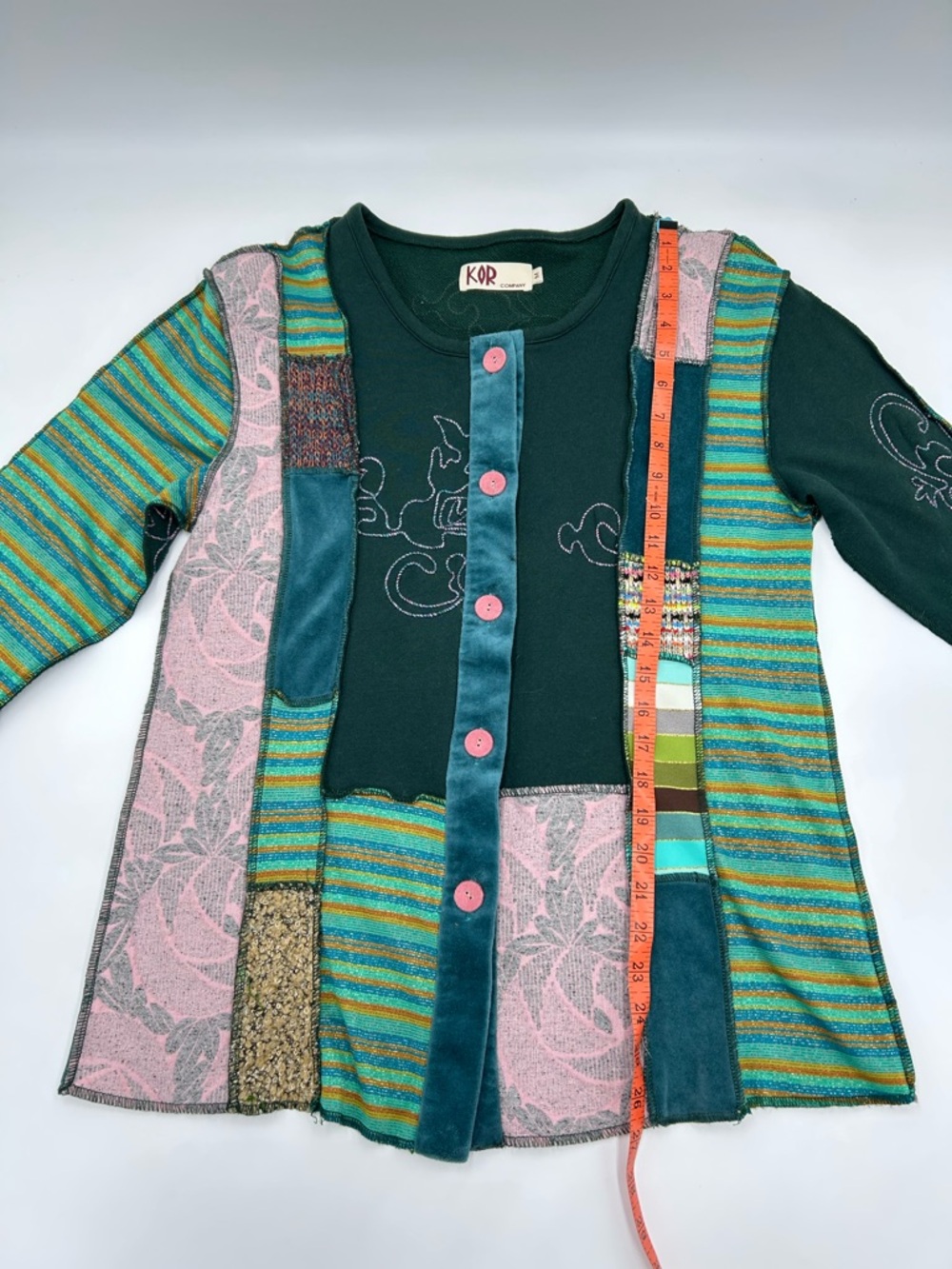 Patchwork “Koret Artwear” Vintage Women’s Jacket M - Picture 7 of 8
